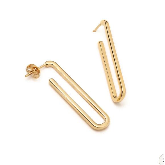 With Love Darling Elegant Gold Earrings - Picture 1 of 3